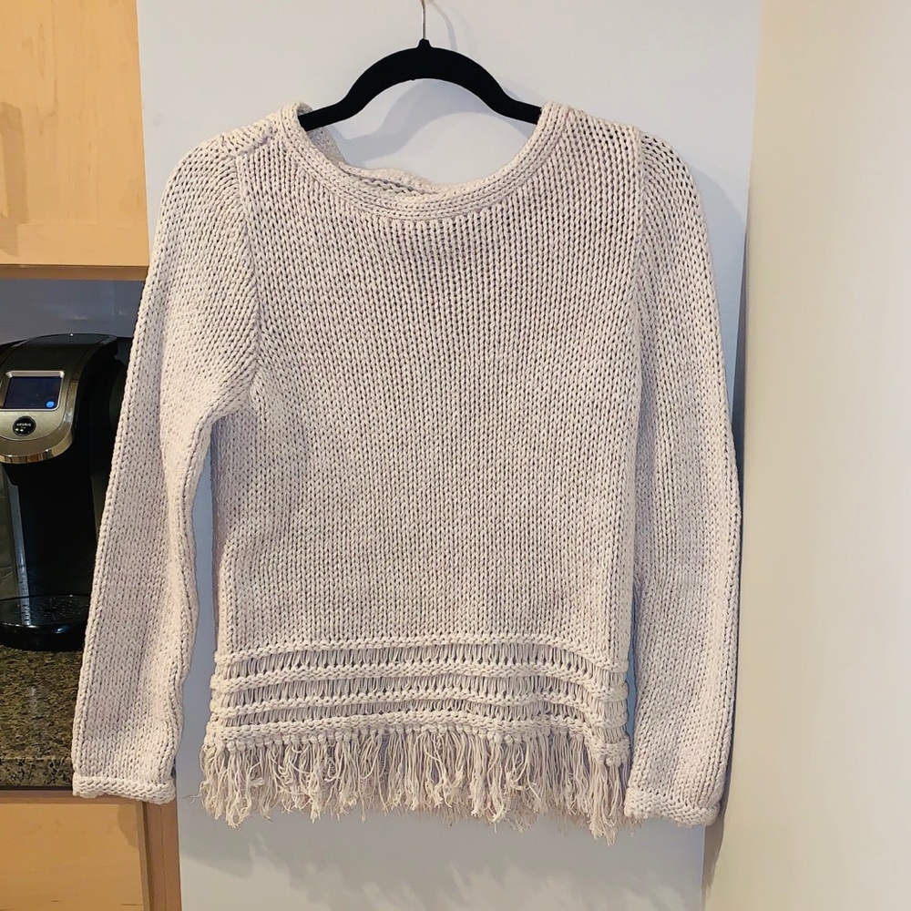 Loft Fringe Sweater